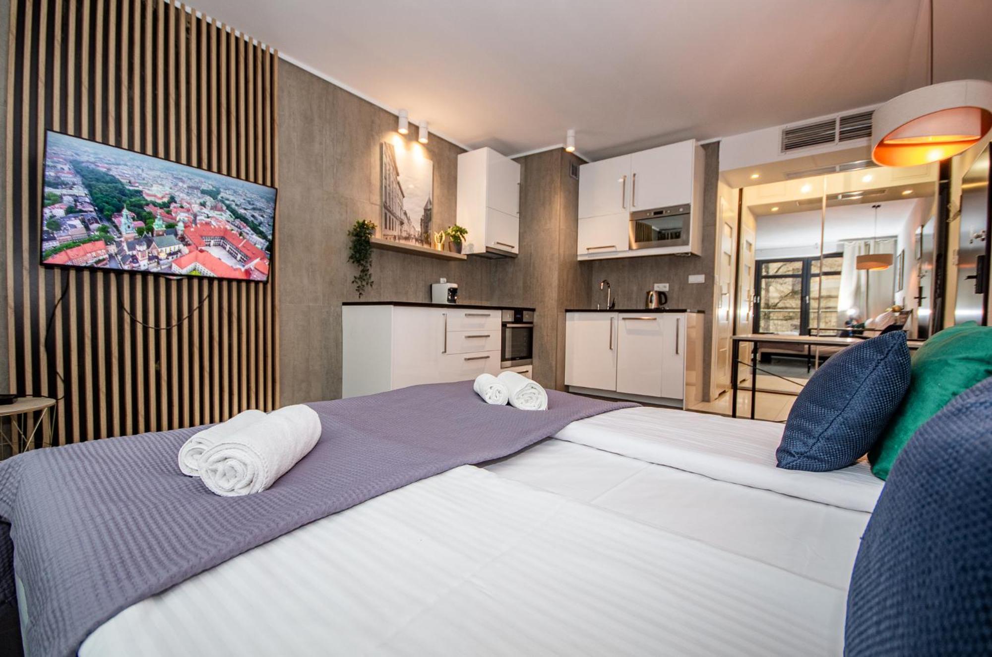 Inpoint Apartments G11 Near Old Town & Kazimierz District & Parking Option Kraków Pokój zdjęcie